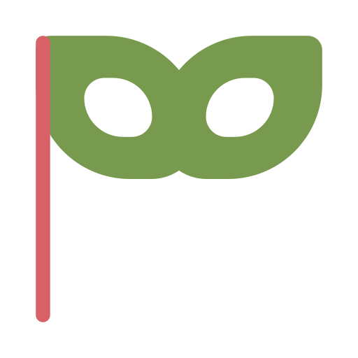 máscara de fiesta icono gratis