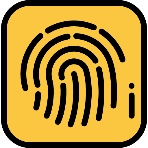 huella dactilar icono gratis