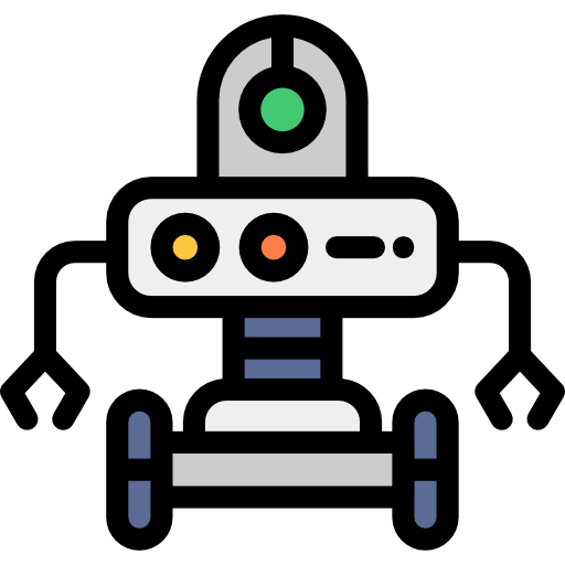 Robot Detailed Rounded Lineal color icon