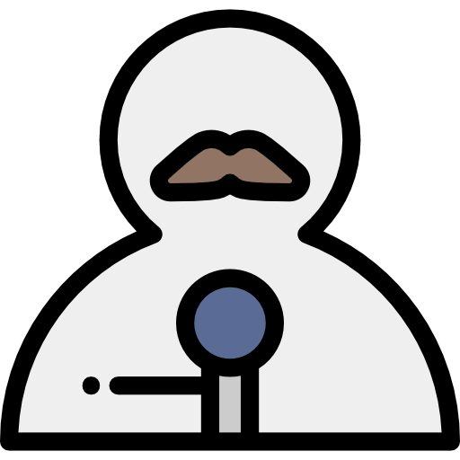 periodista icono gratis