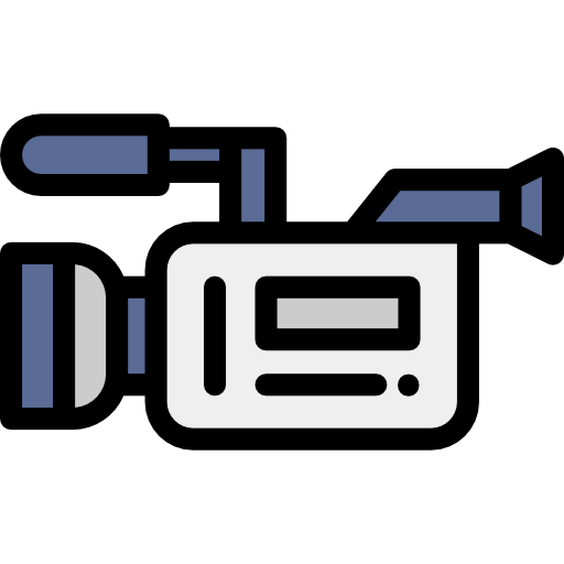 camara de video icono gratis