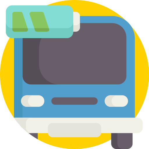 bus electrico icono gratis