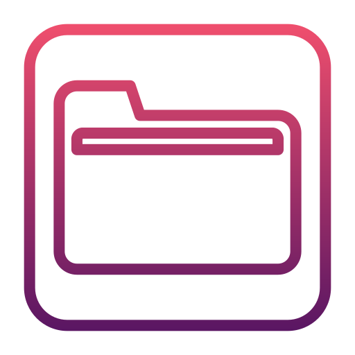 Folder Generic Gradient icon