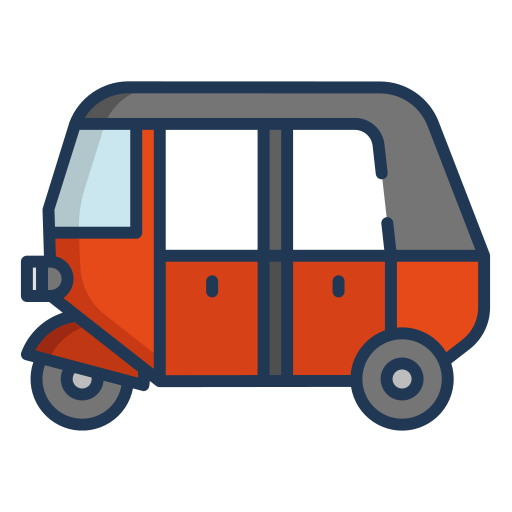 Tuktuk Icongeek26 Linear Colour icon