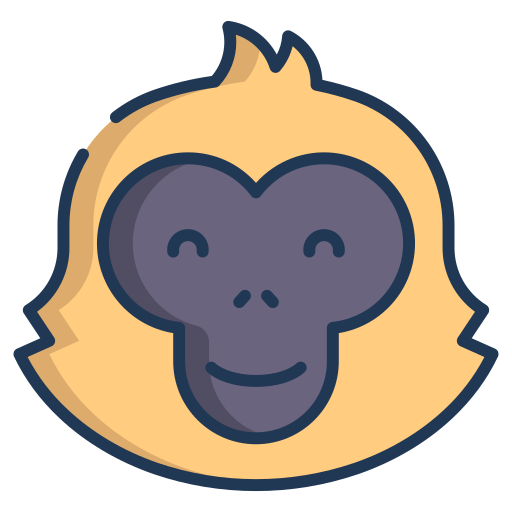 orangután icono gratis