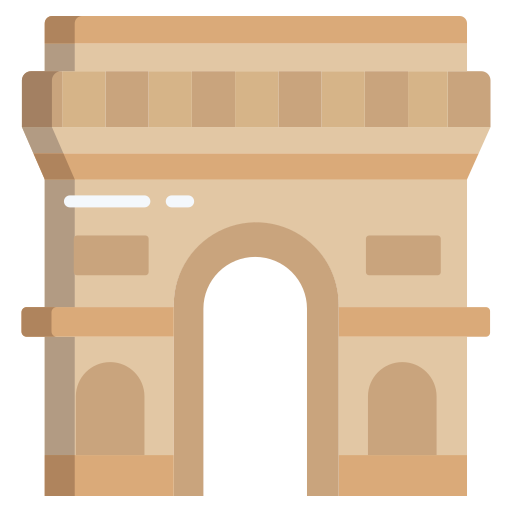 arco del triunfo icono gratis