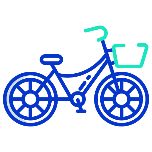 Bicycle Icongeek26 Outline Colour icon