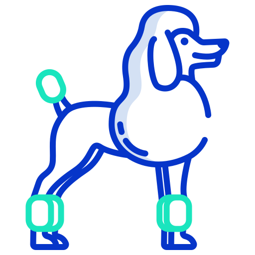 caniche francés icono gratis