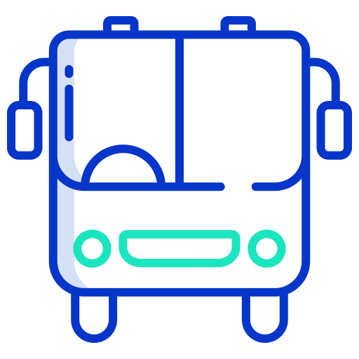 Bus Icongeek26 Outline Colour icon