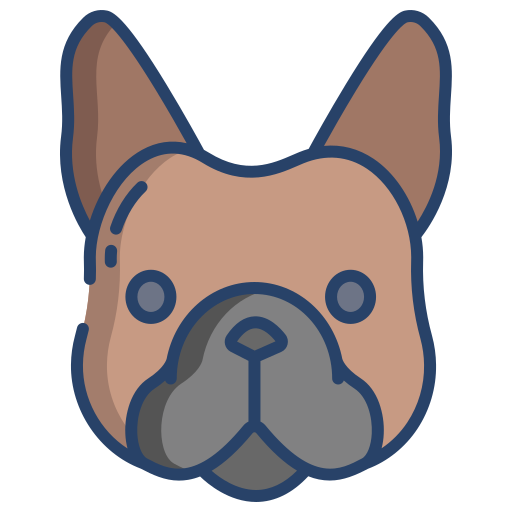 buldog icono gratis