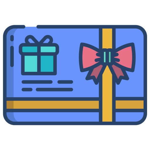 Gift card - free icon