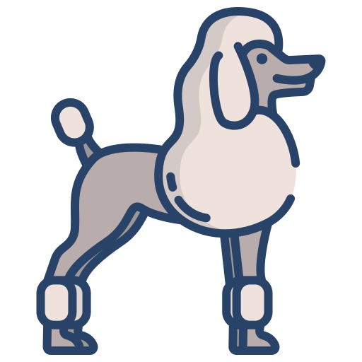 caniche francés icono gratis