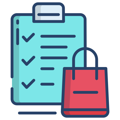 Shopping list free icon