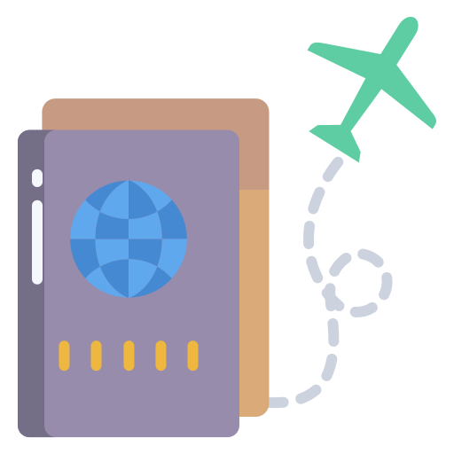 pasaporte icono gratis