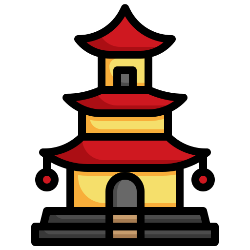 pagoda icono gratis