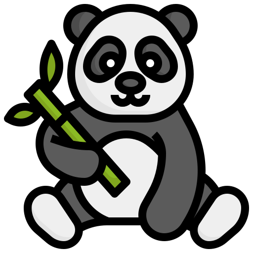 Ícones de panda em SVG, PNG, AI para baixar.