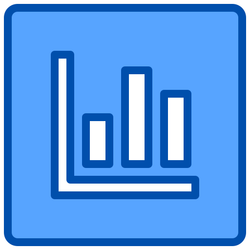 Bar chart free icon