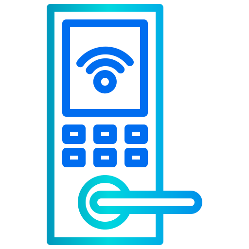 cerradura inteligente icono gratis