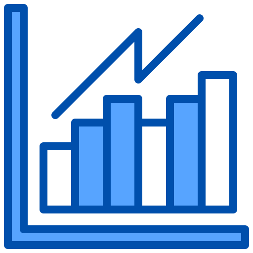 gráfico de barras icono gratis