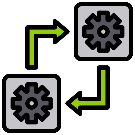 transferencia de datos icono gratis