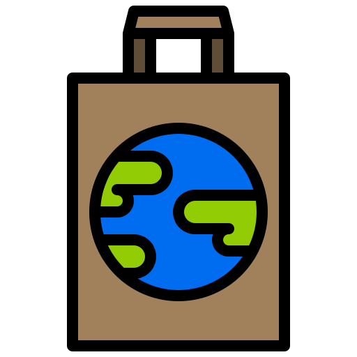 bolsa de reciclaje icono gratis