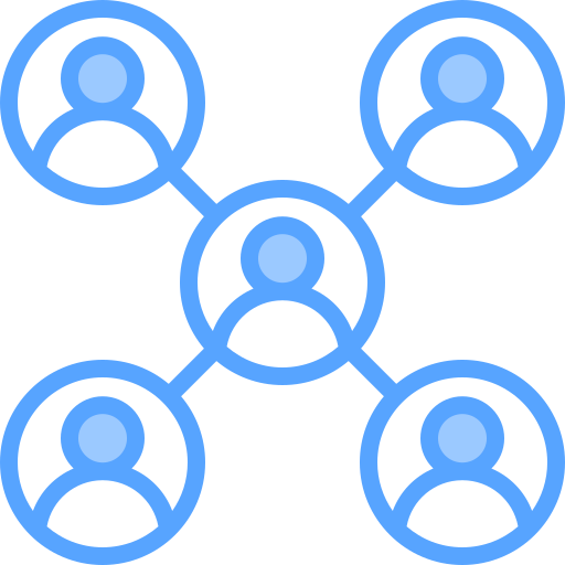 Collaboration Generic Blue icon