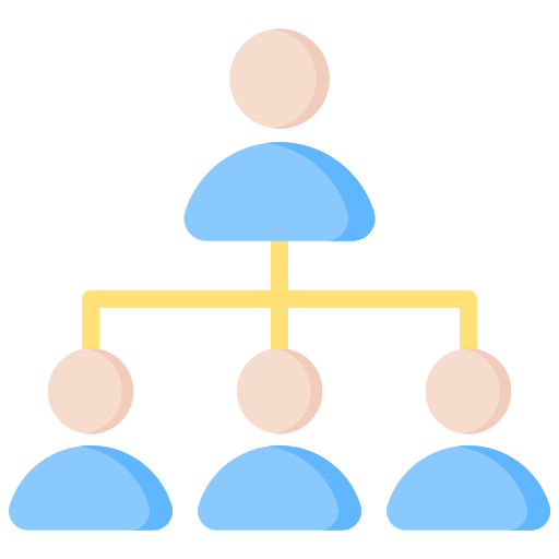 estructura de organización icono gratis