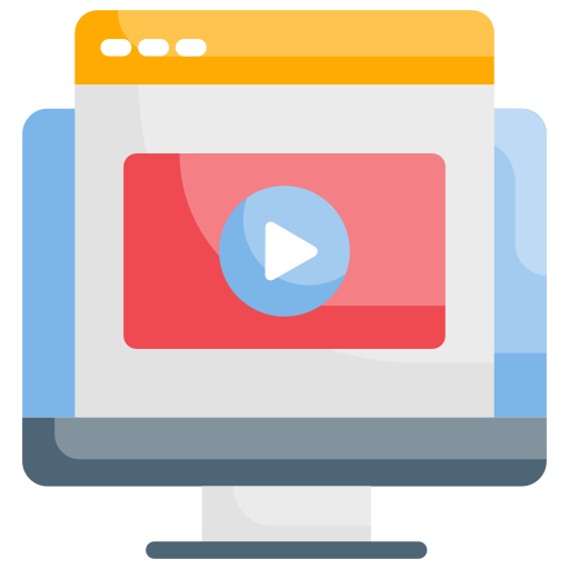 reproductor de video icono gratis