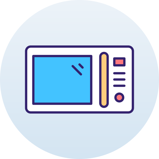 Microwave oven free icon Microwave oven free icon