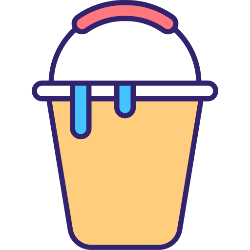 Water bucket Generic Outline Color icon