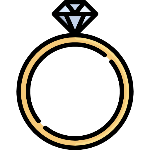 Venus Round Logo Ring in Yellow Gold – Her Story Jewelry