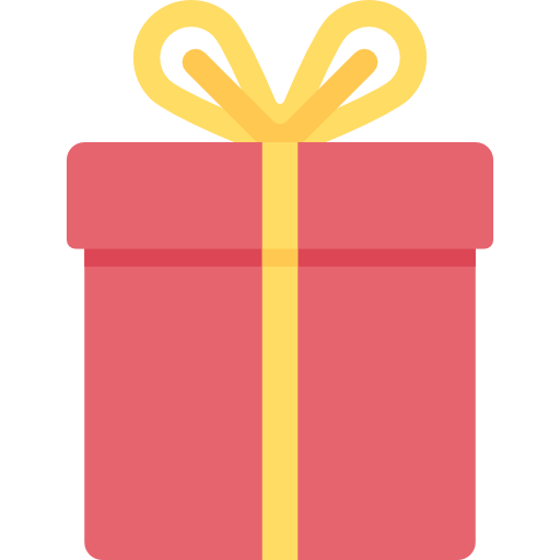 caja de regalo icono gratis