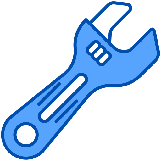 llave inglesa icono gratis