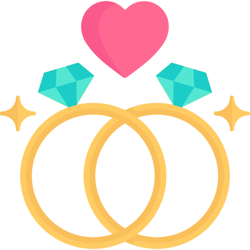 결혼 반지 무료 아이콘