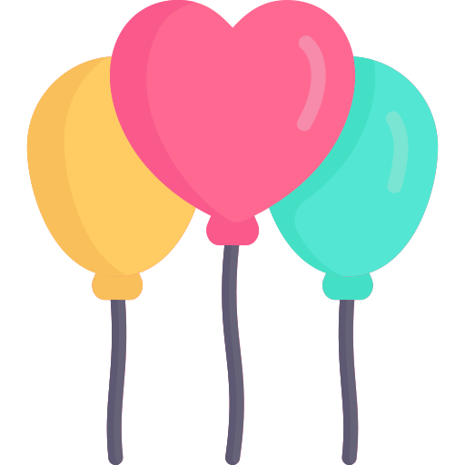 Balloons - Free love and romance icons
