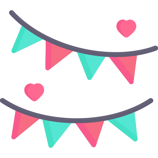 guirnaldas icono gratis