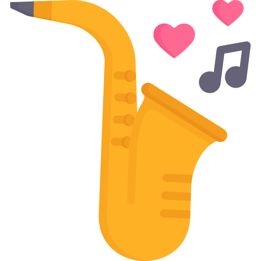 saxofón icono gratis