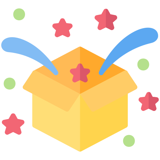 Unboxing - Free shipping and delivery icons