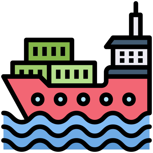 Ship Generic Outline Color icon