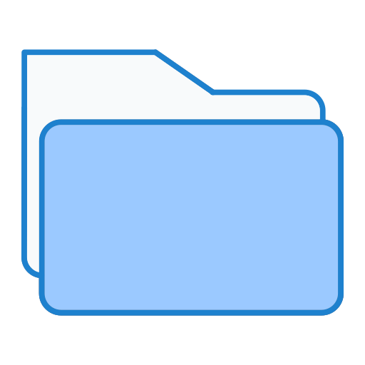 Folder Generic Blue icon