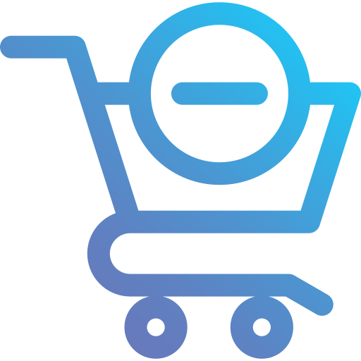 Remove cart Generic Gradient icon