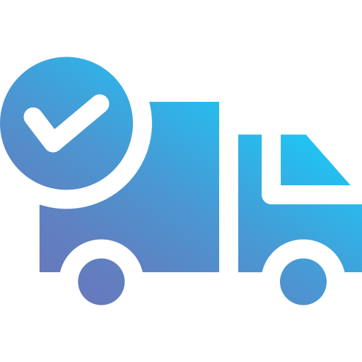 camión de reparto icono gratis