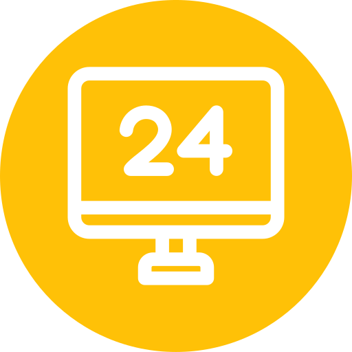 24 hours free icon 24 hours free icon
