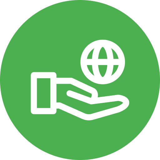 À l'échelle mondiale Icône gratuit À l'échelle mondiale Icône gratuit