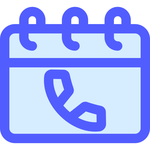 Telephone Generic Blue icon