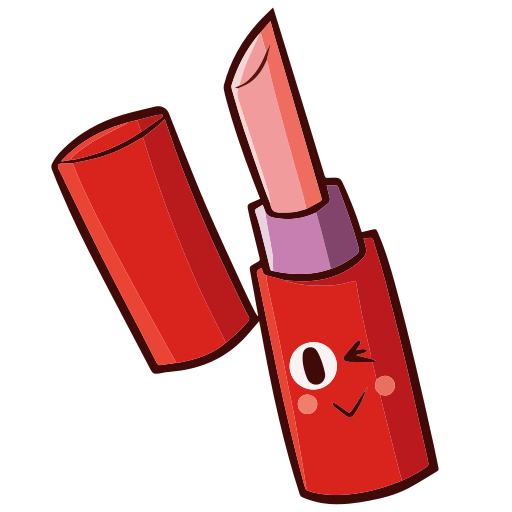 Lipstick Stickers - Free beauty Stickers