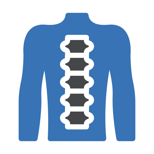 columna vertebral icono gratis