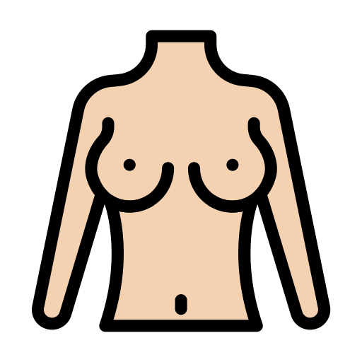 Boobs Vector Stall Lineal Color icon