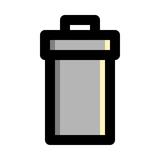 Trash Bin Generic Outline Color Icon