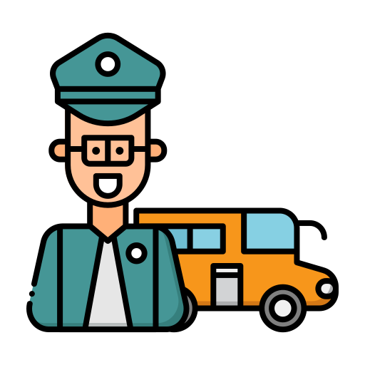 conductor de autobús icono gratis